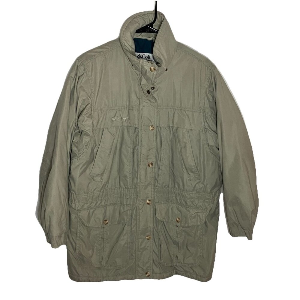 Vintage Columbia Jacket Womens M Full Zip Utility Winter Quilted Lining Gorpcore
